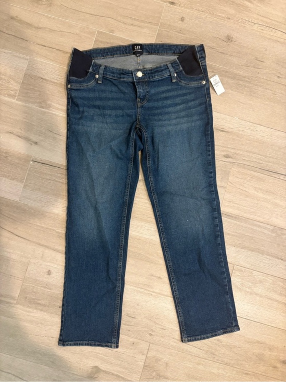 GAP Maternity Dark Blue Straight Leg Jeans